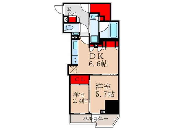 ザ・パークハビオ新中野の物件間取画像